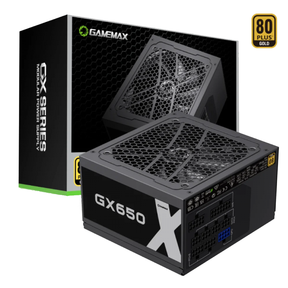FUENTE GAMEMAX 650W 80 PLUS GOLD GX-650 M