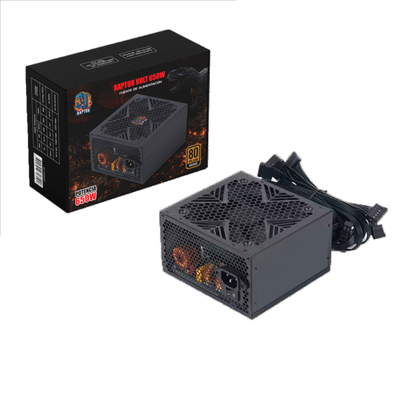 Fuente RAPTOR 650W 80 Plus Bronze Volt