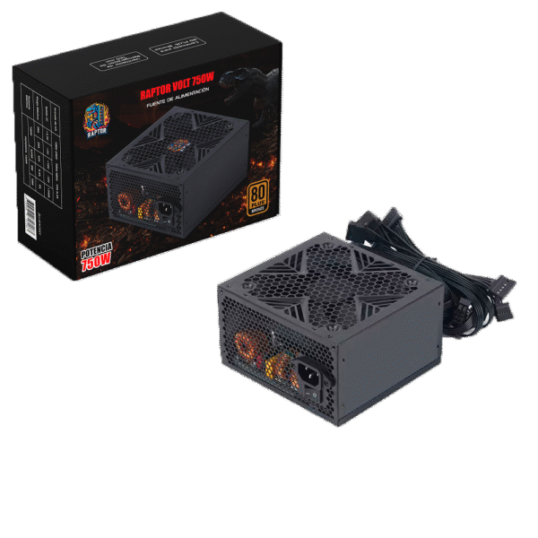 Fuente RAPTOR 750W 80 Plus Bronze Volt
