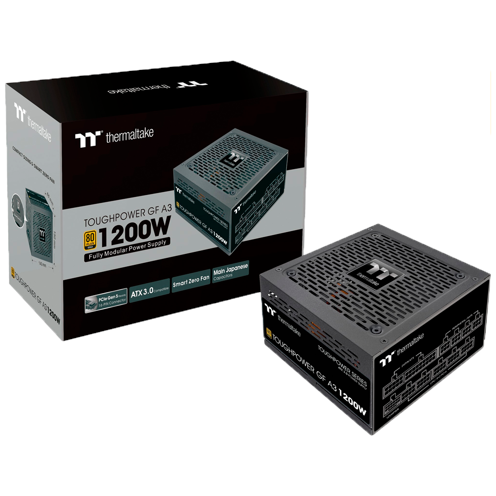 FUENTE THERMALTAKE 1200W 80 PLUS GOLD MODULAR TOUGHPOWER GF A3 PCIE 5.0