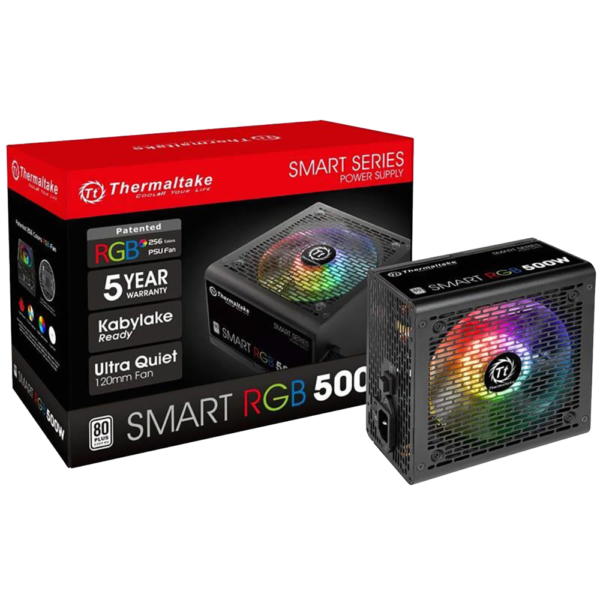 Fuente THERMALTAKE 500W 80 Plus White Smart RGB