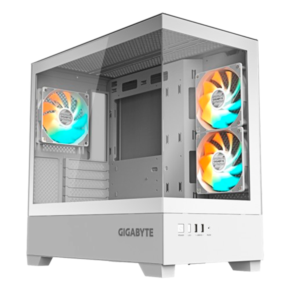 GABINETE GAMER GIGABYTE C201P M-ATX WHITE