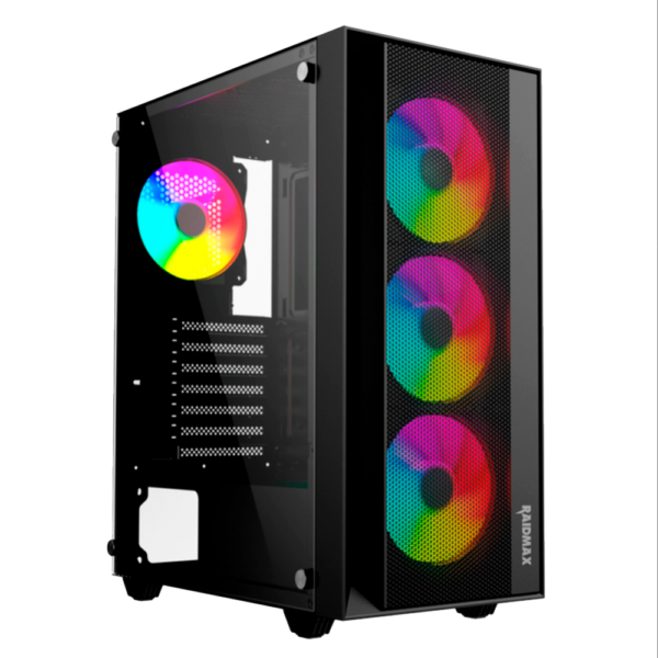 GABINETE GAMER RAIDMAX VECTOR V100 BLACK