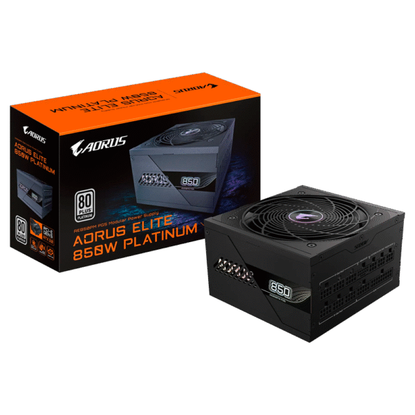 Fuente GIGABYTE 850W 80 Plus Platinum Aorus Elite Full Modular PCIe 5.0
