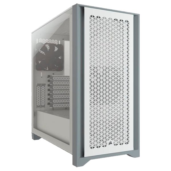 Gabinete Corsair 4000D Airflow Sermitorre Vidrio Templado Blanco