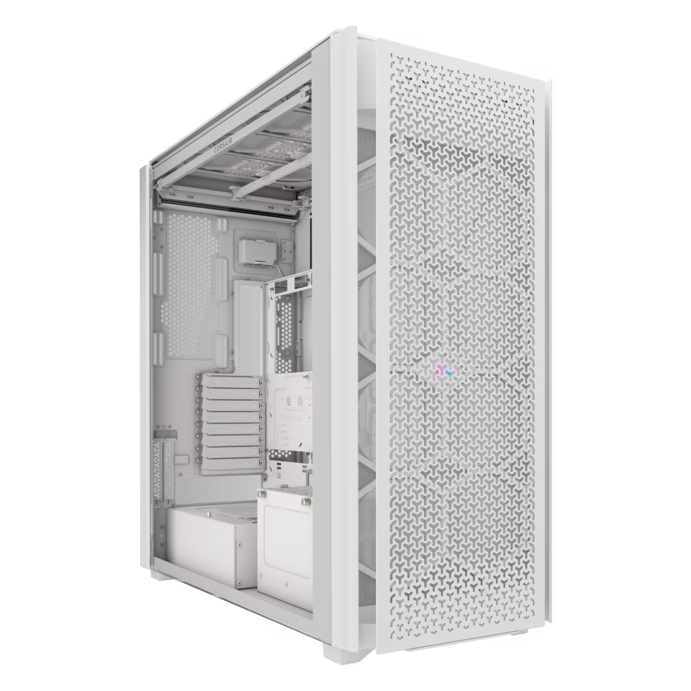 GABINETE CORSAIR 9000D AIRFLOW TG TOWER ICUE RGB WHITE