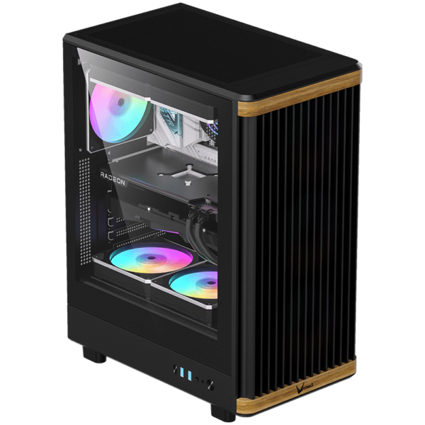 Gabinete FORMULA V Timberline T1 Black ATX 4 Fans ARGB