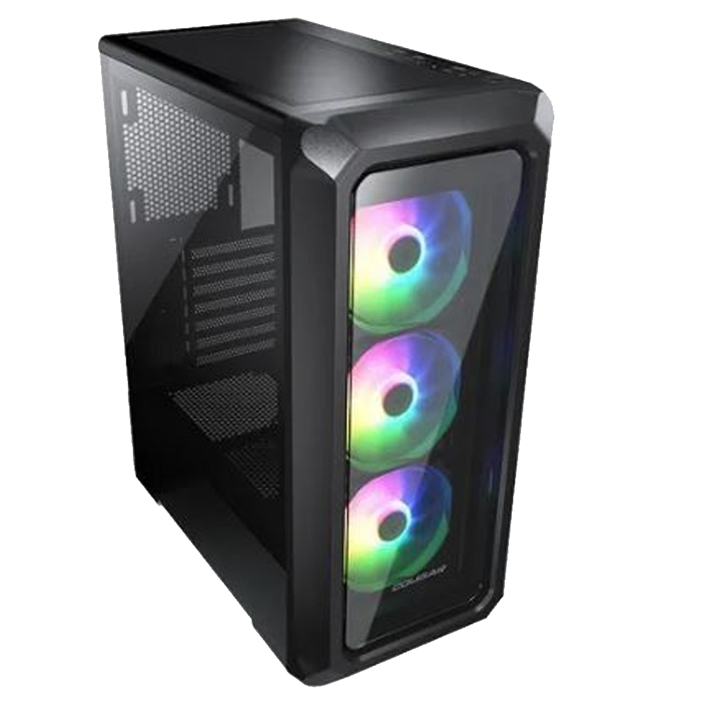 Gabinete GAMER GMX 170 4 Fans RGB Acrilico + Fuente 500W