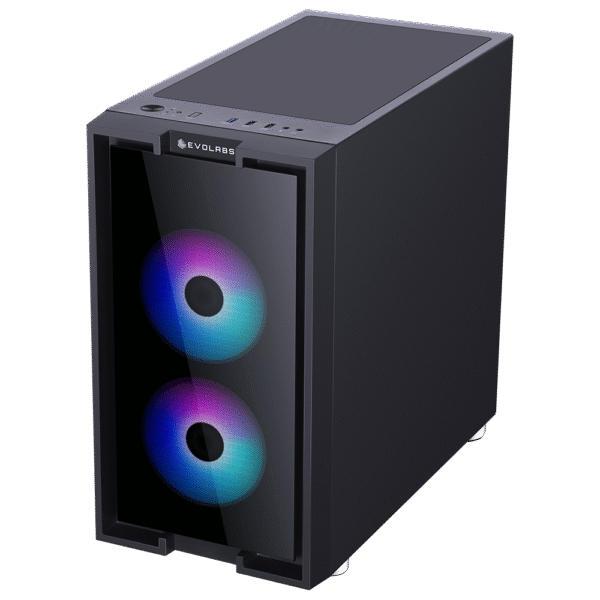 Gabinete Gamer EVOLABS Innov8 X3 Fans ARGB M-ATX - Imagen 2