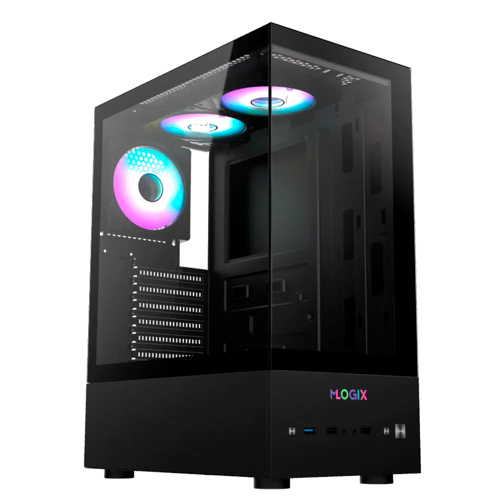 GABINETE MLOGIX VIEW MAX 180 FAN RGB X1