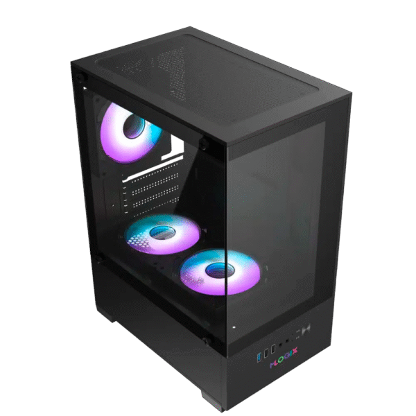 Gabinete MLOGIX View Max 180 Mini Fan RGB x1