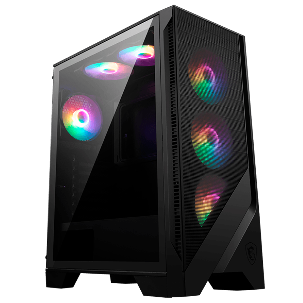 GABINETE MSI MAG FORGE 120A AIRFLOW TG MID-TOWER FAN AUTO-RGB X6