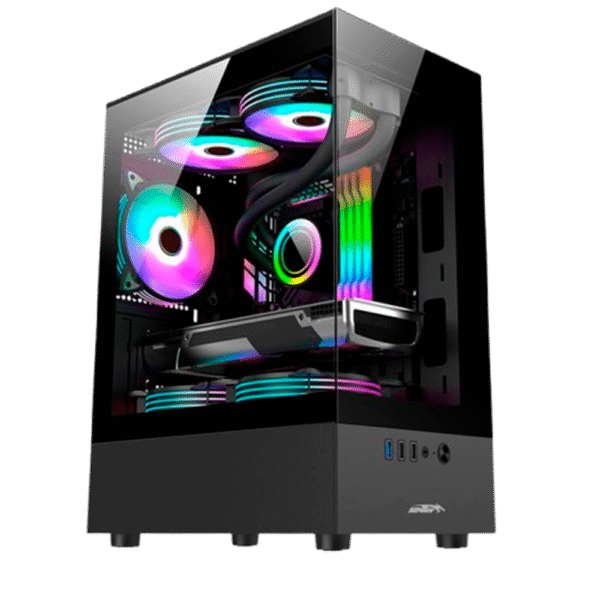 Gabinete Sentey (6100-SF) Lateral Acrilico Negro