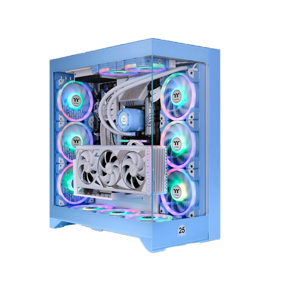 Gabinete THERMALTAKE CTE E660 MX Mid Tower TG x2 Hydrangea Blue
