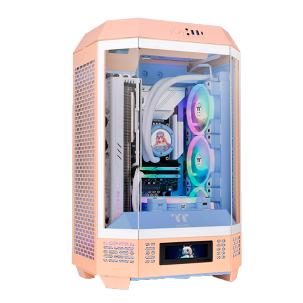 GABINETE THERMALTAKE THE TOWER 300 MID- TOWER TG PEACH FUZZ