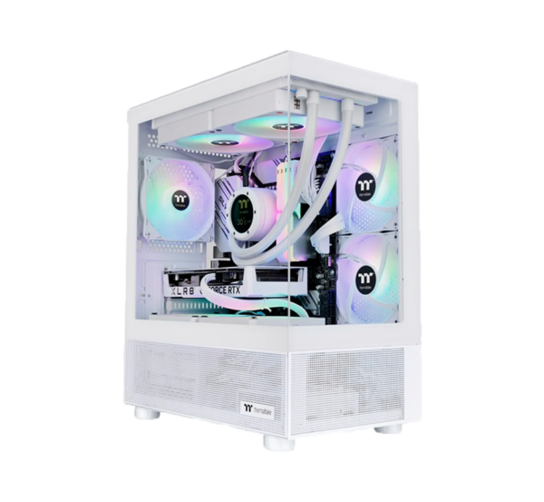 Gabinete THERMALTAKE View 170 Micro Chassis TG x2 Fan ARGB x3 Snow White