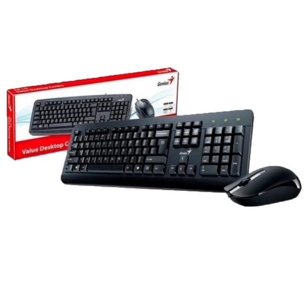 KIT GENIUS Teclado + Mouse KM-170 Black