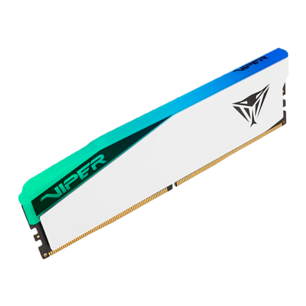 Memoria DDR5 PATRIOT VIPER ELITE 5 16GB 5200MTS RGB CL36 WHITE HS SING AMD Expo / INTEL XMP PE001047