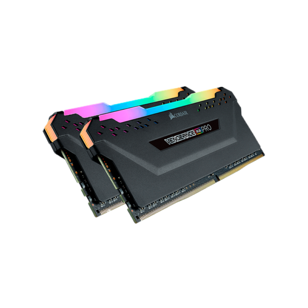 Memoria RAM DDR4 Corsair 16Gb (2x8Gb) 3200 MHz Vengeance RGB Pro Black