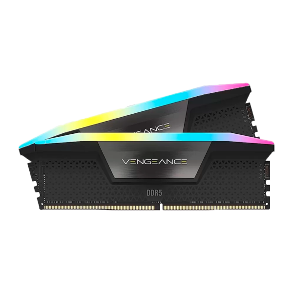 Memoria RAM DDR5 Corsair 32Gb (2x16Gb) 5200 MHz Vengeance RGB Black CL40 INTEL XMP
