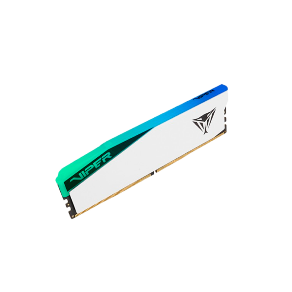 Memoria RAM DDR5 PATRIOT 32GB 5600 MHZ VIPER ELITE 5 RGB WHITE SINGLE CL38 AMD Expo / INTEL XMP PE000941