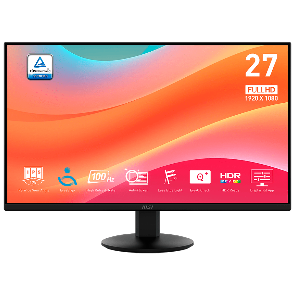 MONITOR MSI 27" 100HZ FHD IPS PRO MP272L