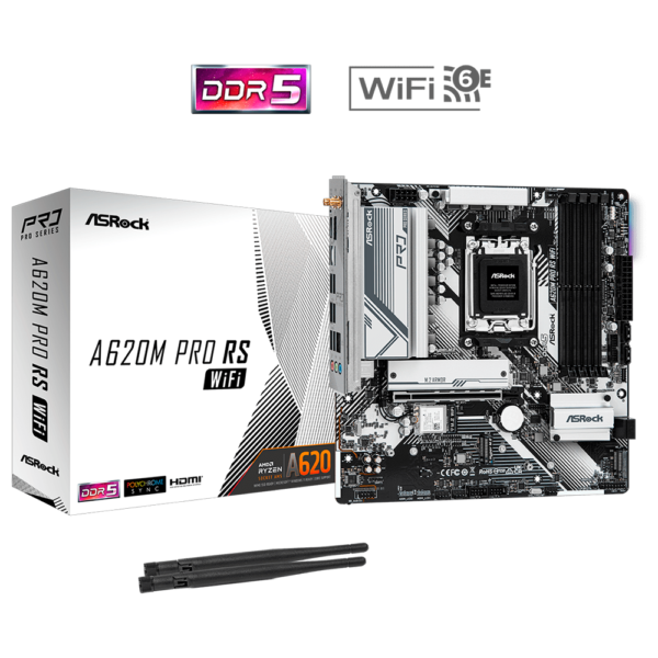 Mother ASRock A620M Pro RS WIFI DDR5 - AM5