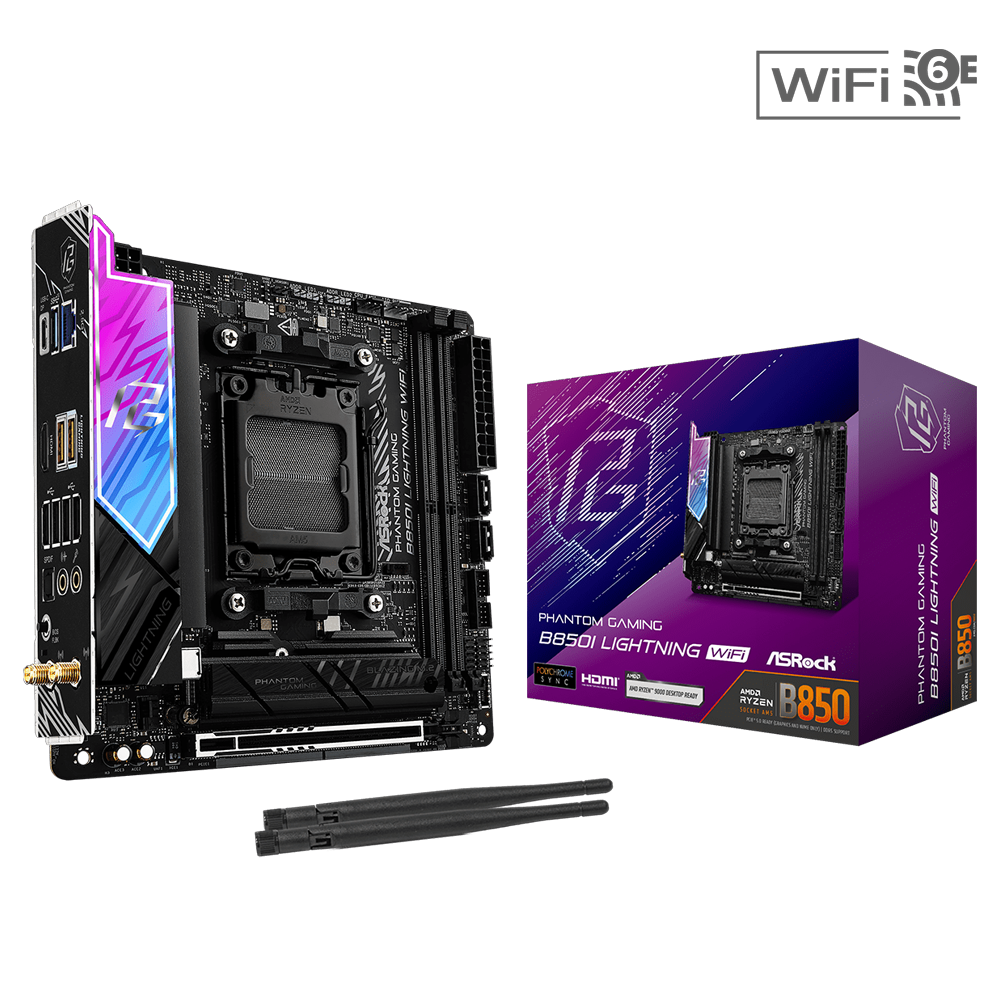 Mother ASRock B850M Lightning WIFI DDR5 - AM5