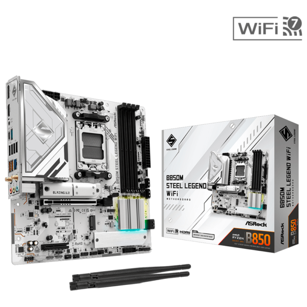 Mother ASRock B850M Steel Legend WIFI DDR5 - AM5