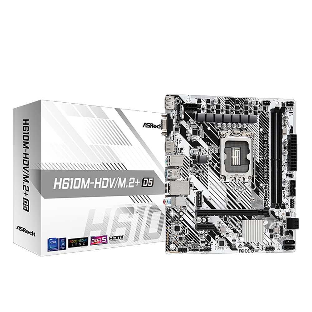 Mother ASRock H610M HDV M.2 DDR5 - LGA1700