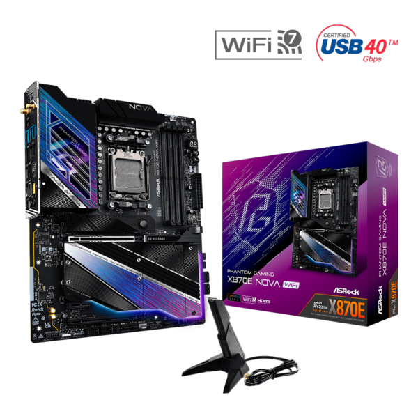 Mother ASRock X870E Nova WIFI DDR5 - AM5