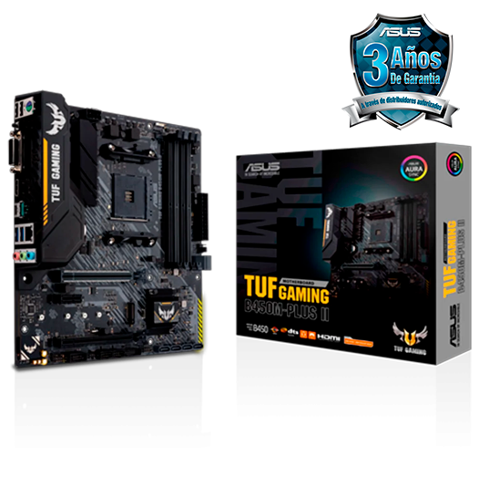 MOTHER ASUS TUF GAMING B450M PLUS II - AM4