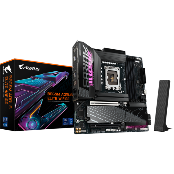 Mother GIGABYTE B860M Aorus Elite WIFI6e DDR5 - LGA 1851