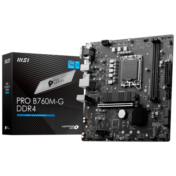 Mother MSI PRO B760M-G DDR4 - LGA 1700