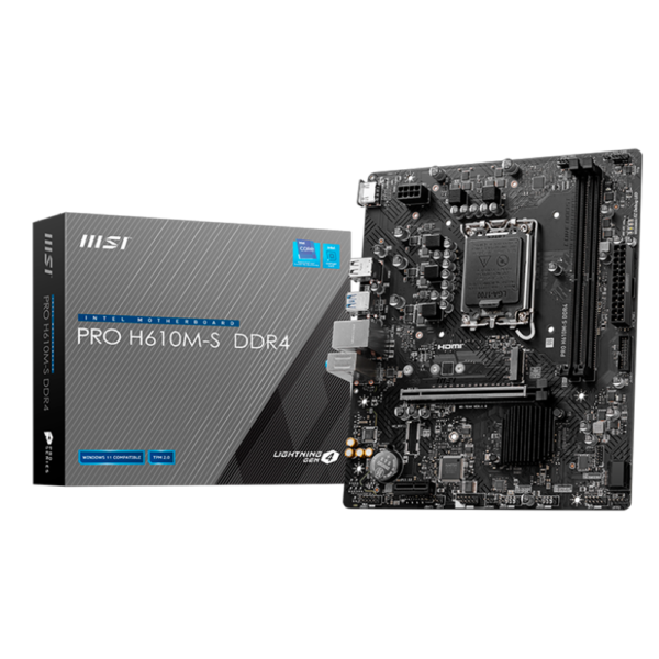 Mother MSI PRO H610M-S DDR4 - LGA 1700