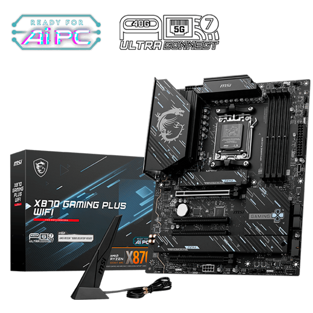 MOTHER MSI X870 GAMING PLUS WIFI DDR5 - AM5