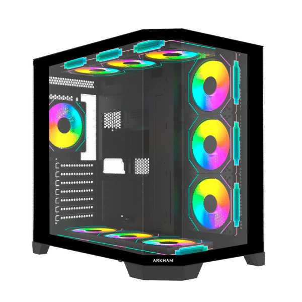Gabinete ARKHAM Procyon 10 Fans ARGB - ATX