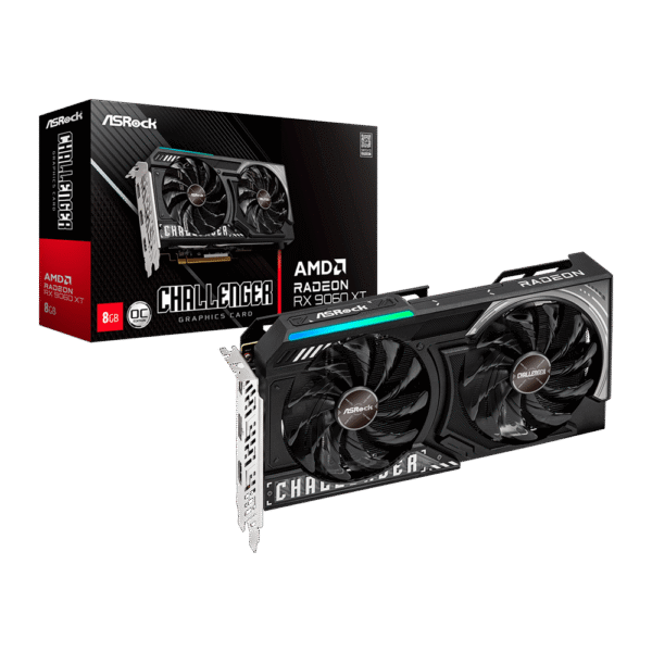Placa de Video ASRock Radeon RX 9060 XT Challenger 8GB