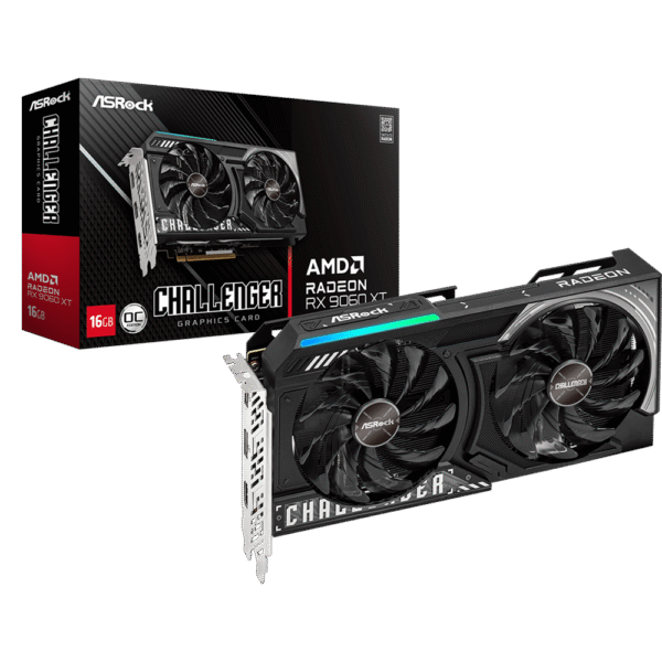 Placa de Video ASRock Radeon RX 9600 XT Challenger 16GB OC