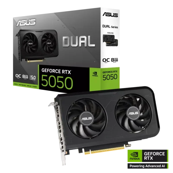 Placa de Video ASUS GeForce RTX 5050 Dual OC 8GB GDDR6