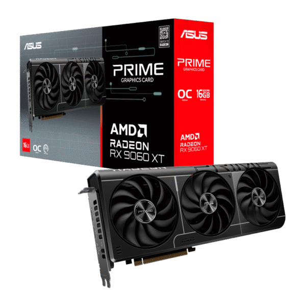 Placa de Video ASUS PRIME Radeon RX 9060 XT OC 16GB