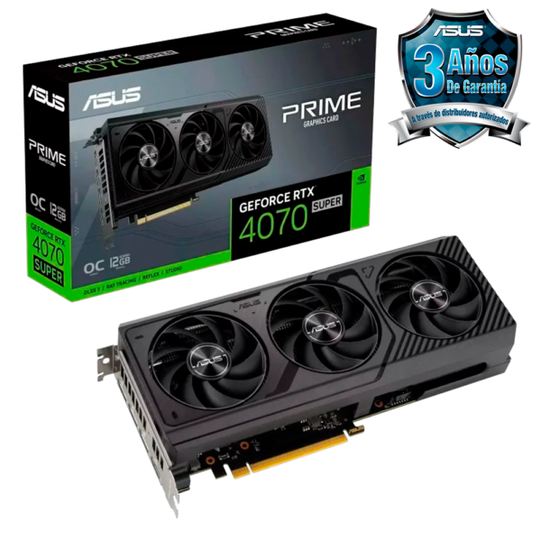 Placa de Video ASUS Prime GeForce RTX 4070 Super OC 12GB