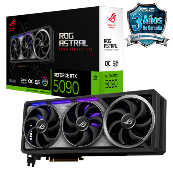 Placa de Video ASUS ROG ASTRAL GeForce RTX 5090 32GB GDDR7 OC Edition