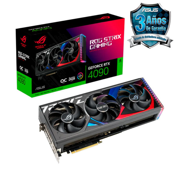 Placa de Video ASUS ROG STRIX GeForce RTX 4090 OC 24GB