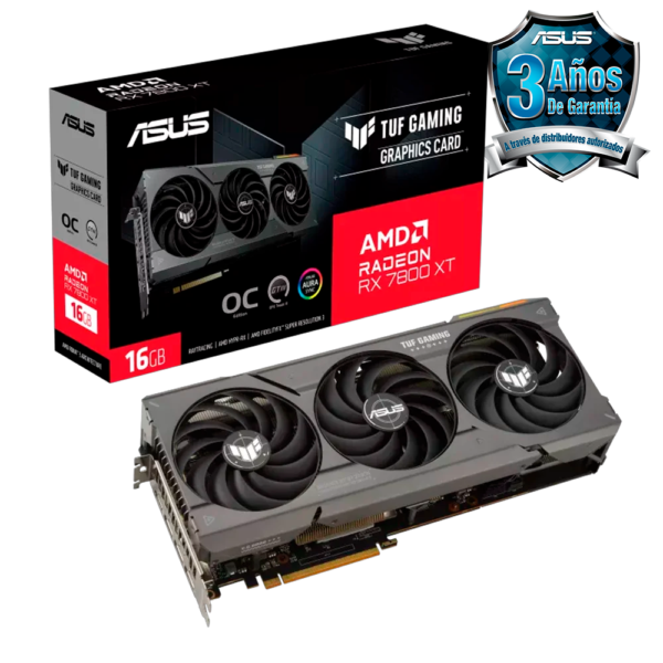 Placa de Video ASUS TUF Radeon RX 7800 XT Gaming OC 16GB