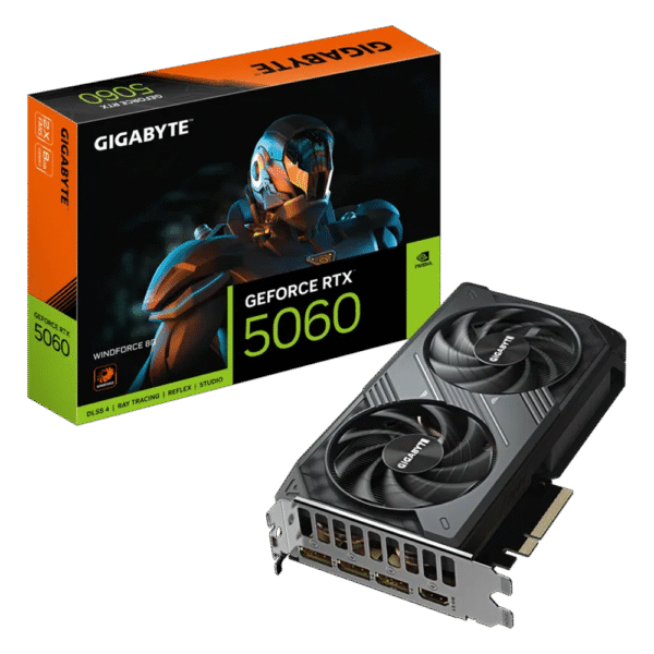 Placa de Video GIGABYTE GeForce RTX 5060 Windforce 8GB