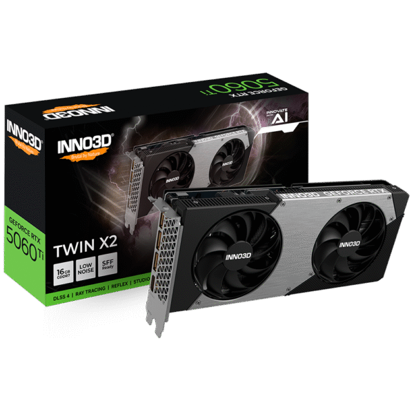Placa de Video INNO3D GeForce RTX 5060 Ti Twin X2 16GB