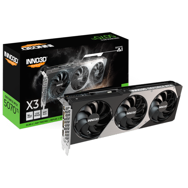 Placa de Video INNO3D GeForce RTX 5070 Ti X3 16GB
