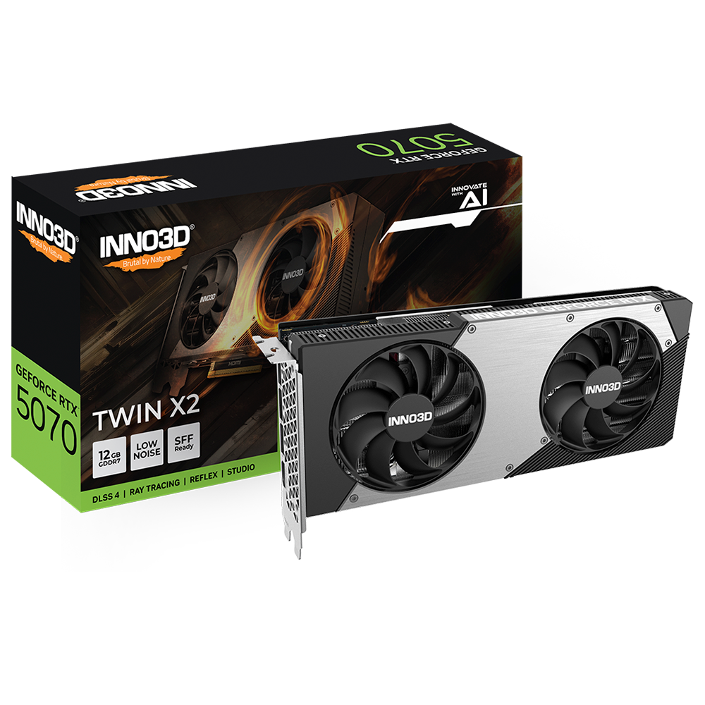 PLACA DE VIDEO INNO3D GEFORCE RTX 5070 TWIN X2 12GB