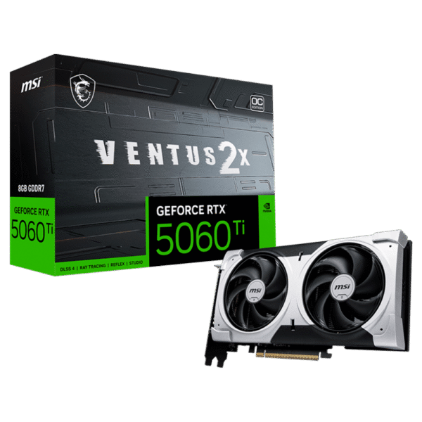Placa de Video MSI GeForce RTX 5060 Ti Ventus 2X 8G
